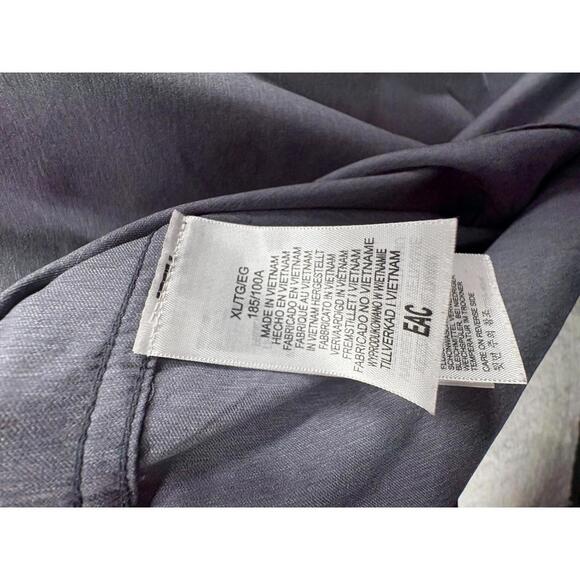 Marmot Short Sleeve Button Up Hiking Shirt Gray Mens XL Double Pocket - Picture 6 of 6